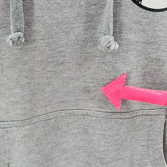 Ripndip Adult Medium Hoodie Stop Being A Cat Gray Graphic Sweatshirt - Picture 8 of 14